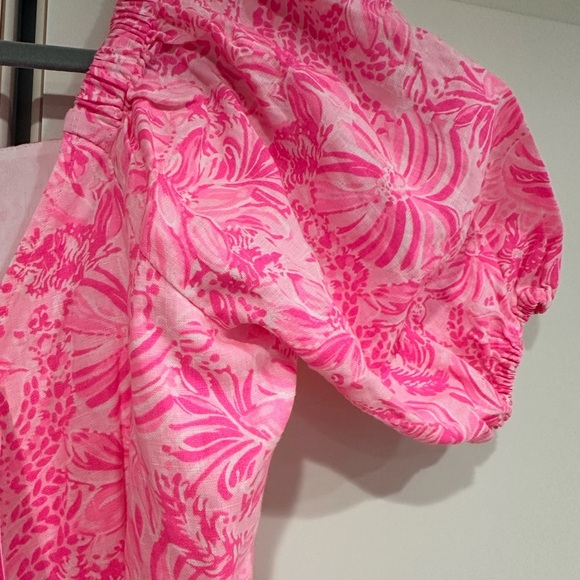 NWT Lilly Pulitzer Iralee Linen Wrap Dress (7) - Picture 4 of 8